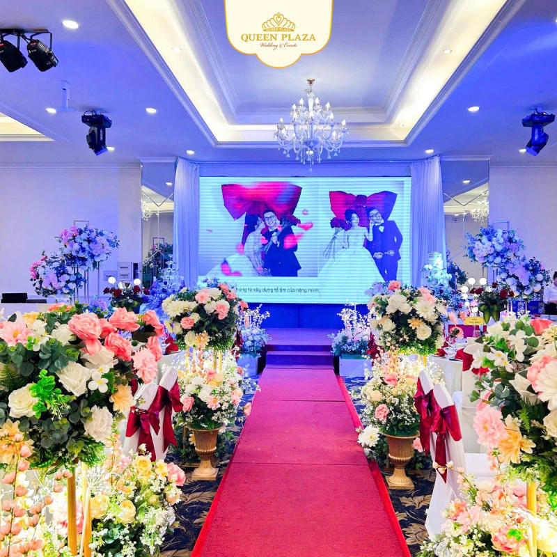 lối đi tiệc cưới